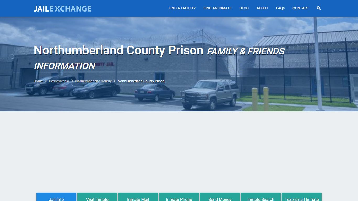 Northumberland County Prison Family & Friends Information - JAIL EXCHANGE